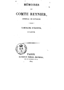 Mémoires du Cte Reynier, campagne d'Égypte. IIe partie <br> 1827