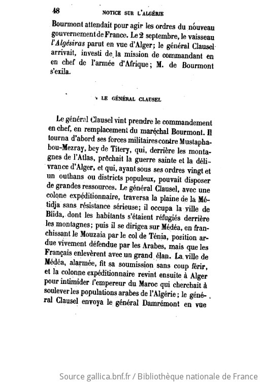 Le Voyage De S M L Empereur Napol On Iii En Alg Rie Et La R Gence De