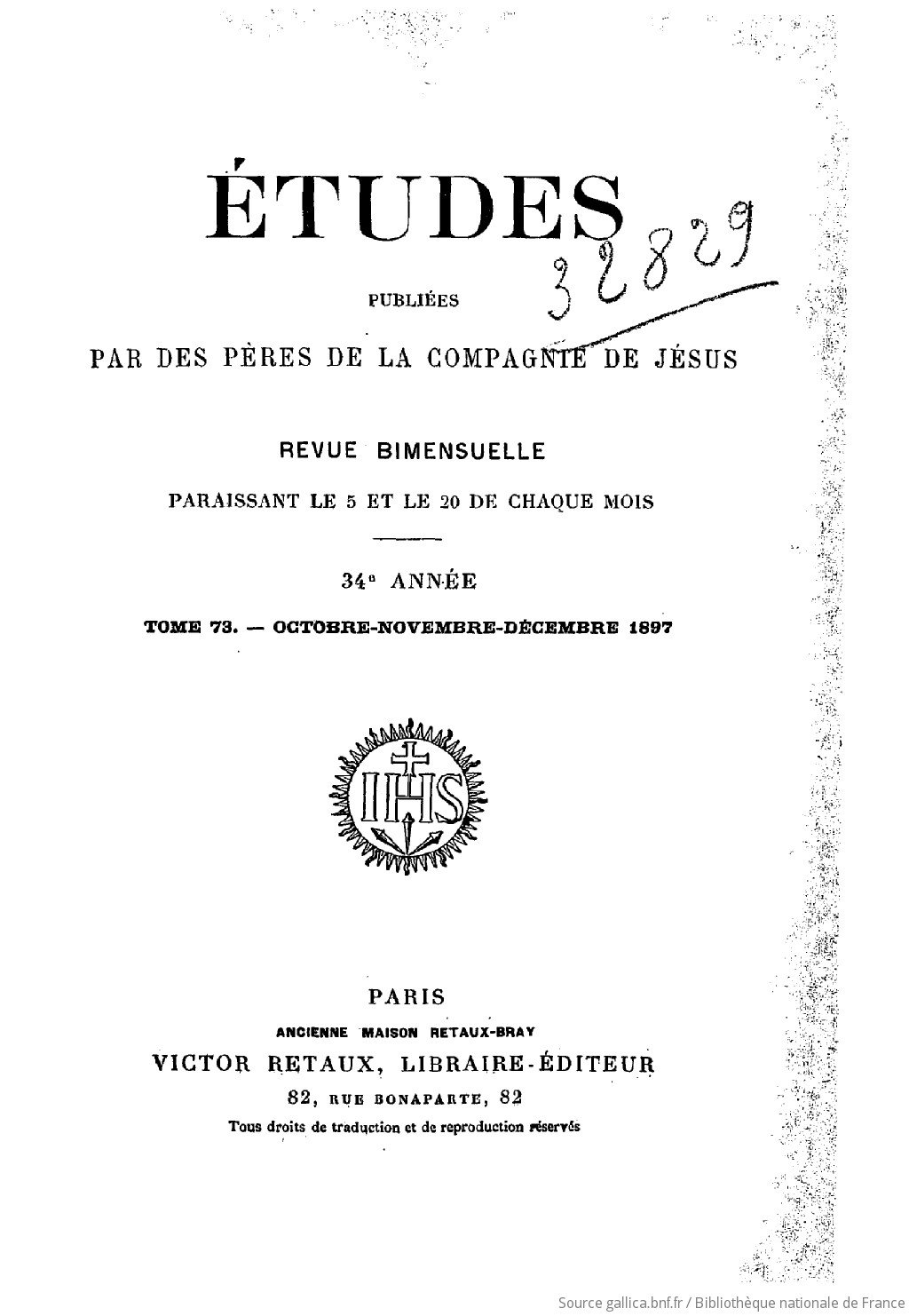 étude 1897 Matière & Forme ordre F1