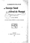 Correspondance de George Sand et d