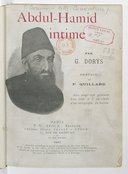 Abdul-Hamid intime  G. Dorys. 1901