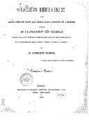 Lethierry-Barrois  Racines hébraïques, avec leurs dérivés dans les principales langues de l'Europe (...)  1842