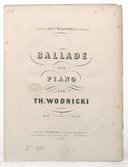 Wodnicki, Teodor (1819-1846)