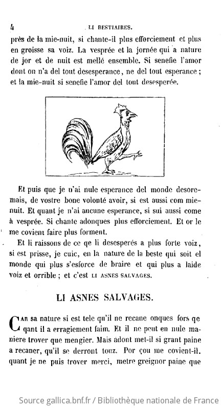 Le Bestiaire D Amour Par Richard Fournival Suivi De La R Ponse De La