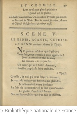 ACANTE ET CÉPHISE - Acte II.5