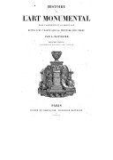 Histoire de l'art monumental dans l'antiquité et au moyen âge ; Suivi d'un Traité de la peinture sur verre (2e éd.)  L. Batissier. 1860