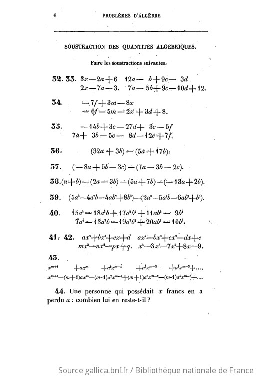 Probl Mes D Alg Bre Et Exercices De Calcul Alg Brique Avec Les