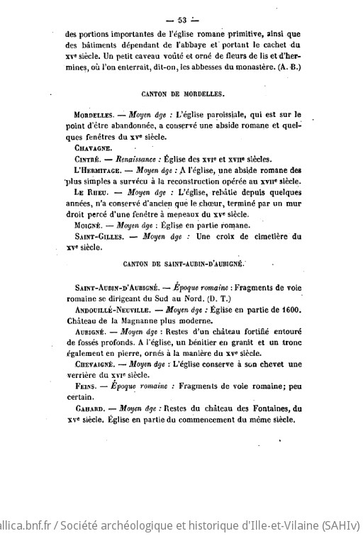 Bulletin et mémoires de la Société archéologique du département d Ille