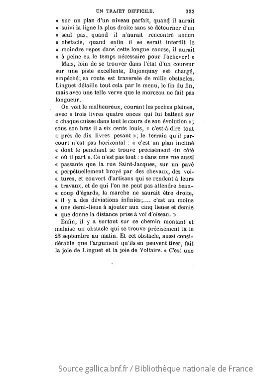 Un Avocat Journaliste Au Xviiie Si Cle Linguet Par Jean Cruppi Gallica