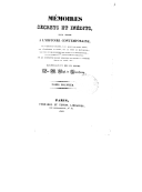 Mémoires sur l'expédition d'Egypte  In: Mémoires secrets et inédits pour servir à l'histoire contemporaine T. 1,  par A. de Bauchamps. 1825