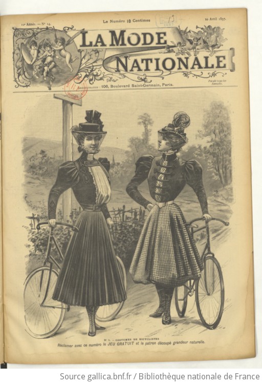 La Mode Nationale Messager Des Modes Nouvelles 1897 04 10 Gallica