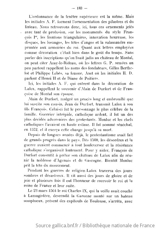 Revue De L Agenais Et Des Anciennes Provinces Du Sud Ouest Historique