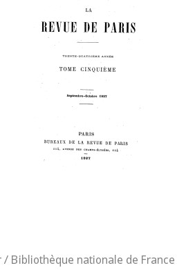 La Revue de Paris