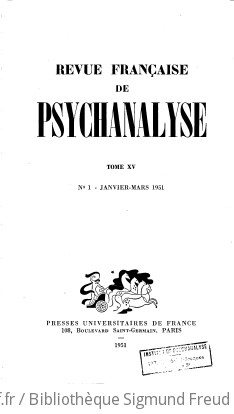 Revue française de psychanalyse (Paris)
