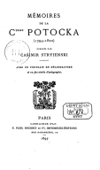 Mémoires de la Ctesse Potocka : 1794-1820  1897