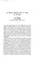 Le mandat français sur la Syrie et le Liban O. Hoijer, Bulletin de la Société de législation comparée. 1937