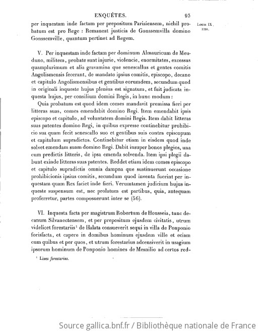 Les Olim ou Registres des arrêts rendus par la Cour du Roi sous les