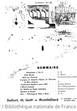 Vive labeur : organe du Sillon de l'Est : paraît le 10 du mois | Sillon de l'Est. Auteur du texte