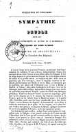 Sympathie du peuple pour les Polonais débarqués au Havre et à Marseille ; pétitions en leur faveur et discussion de ces pétitions à la Chambre des Députés  Signé Ritier. 1834