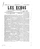 Les Echos / Les Echos de Damas. Journal bi-hebdomadaire <br> 1928-1931