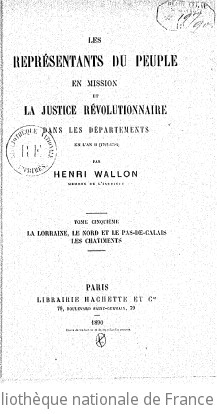 Les reprsentants du peuple en mission et la justice rvolutionnaire dans les dpartements en l