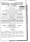 Archives commerciales de la France. 