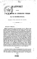 Rapport adressé à M. le ministre de l'Instruction publique, par M. Minoïde-Mynas, chargé d'une mission en Orient  28 février 1846