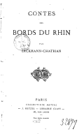 Contes des bords du Rhin, par Erckmann-Chatrian