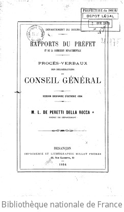 Rapports et délibérations / Conseil général du Doubs | Doubs. Conseil général