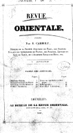 Revue orientale  1841