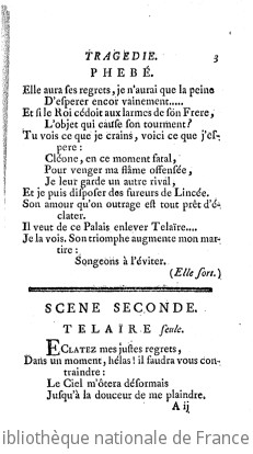 CASTOR ET POLLUX (1754) - Acte I.2