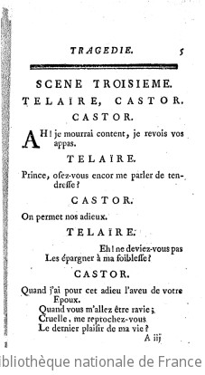 CASTOR ET POLLUX (1754) - Acte I.3