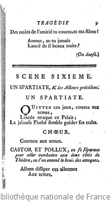 CASTOR ET POLLUX (1754) - Acte I.6