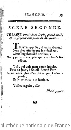 CASTOR ET POLLUX (1754) - Acte II.2