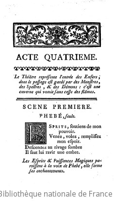 CASTOR ET POLLUX (1754) - Acte IV