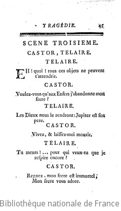 CASTOR ET POLLUX (1754) - Acte V.3