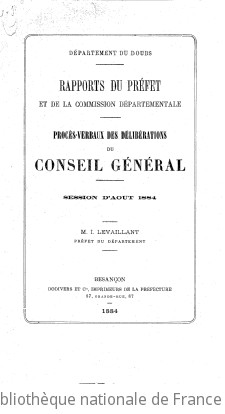 Rapports et délibérations / Conseil général du Doubs | Doubs. Conseil général