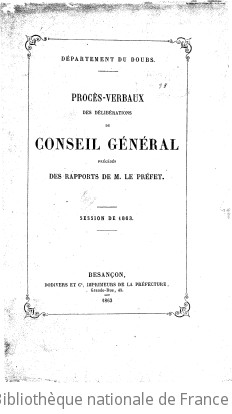 Rapports et délibérations / Conseil général du Doubs | Doubs. Conseil général