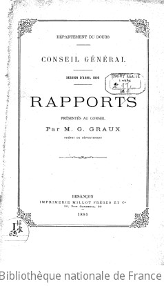 Rapports et délibérations / Conseil général du Doubs | Doubs. Conseil général