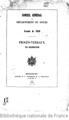 Rapports et délibérations / Conseil général du Doubs | Doubs. Conseil général