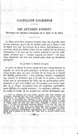 L'actualité religieuse : les affaires d'Orient. Chronique des derniers événements de la Syrie et du Liban  Revue apologétique : doctrine et faits religieux. 1937