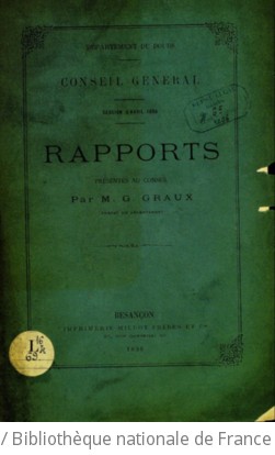 Rapports et délibérations / Conseil général du Doubs | Doubs. Conseil général