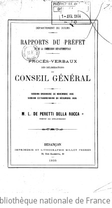 Rapports et délibérations / Conseil général du Doubs | Doubs. Conseil général