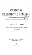 Congrès eucharistique de Jérusalem et état des missions françaises en Orient  A. d'Alonzo  1902