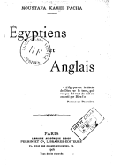 Égyptiens et Anglais   P. Kamel. 1906