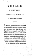 Voyage à Smyrne, dans l'archipel et l'île de Candie, [de 1811 à 1814]  J.-M. Tancoigne. 1817