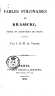 Fables polonaises. 1828