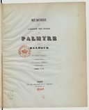Mémoires sur l'origine des ruines de Palmyre et de Balbeck par J-A. Robert-Guyard. 1848