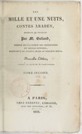 Les mille et une nuits, contes arabes, traduits en français par M. Galland. Nouvelle édition, corrigée et ornée de 36 jolies figures  1832