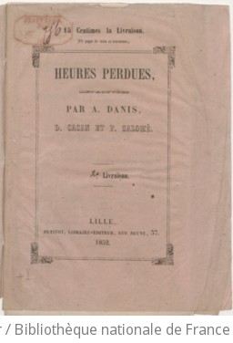 Heures perdues / retrouvées par A. Danis, D. Cacan et F. Salomé